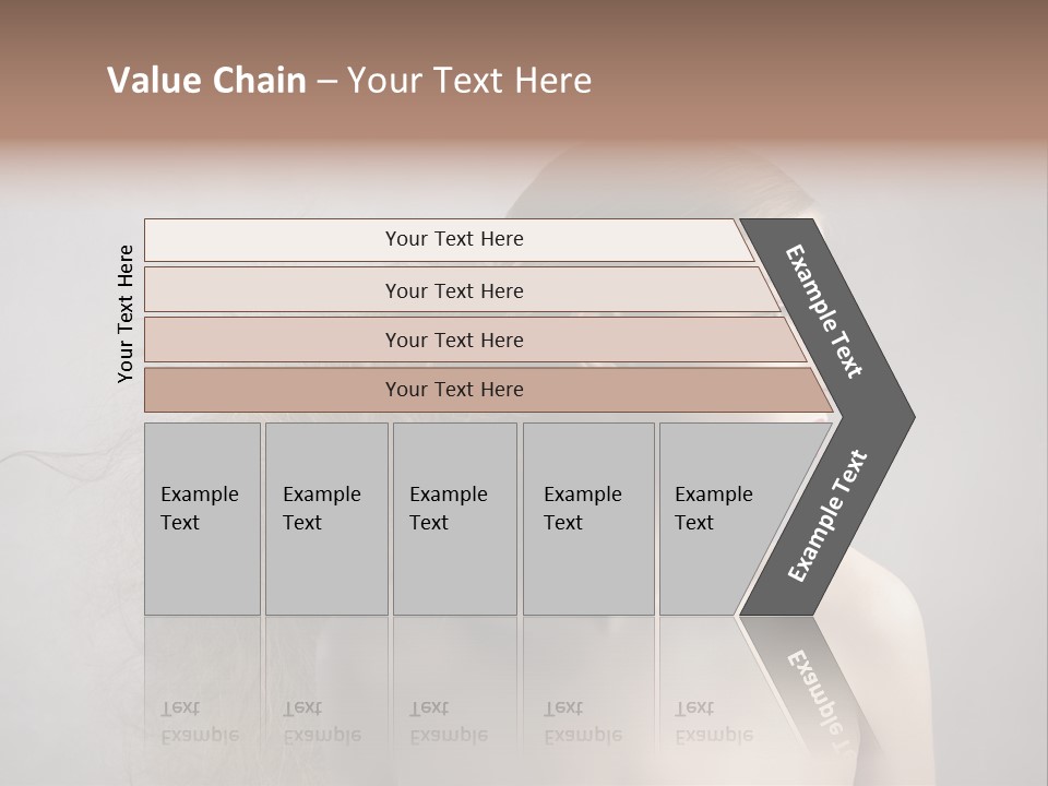 Naked Hairstyle Girl PowerPoint Template