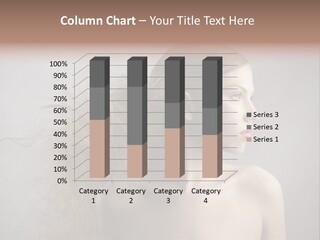 Naked Hairstyle Girl PowerPoint Template