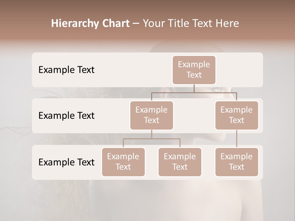 Naked Hairstyle Girl PowerPoint Template