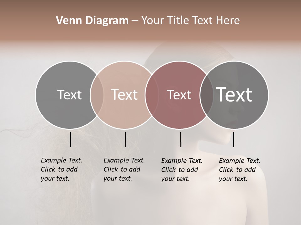 Naked Hairstyle Girl PowerPoint Template