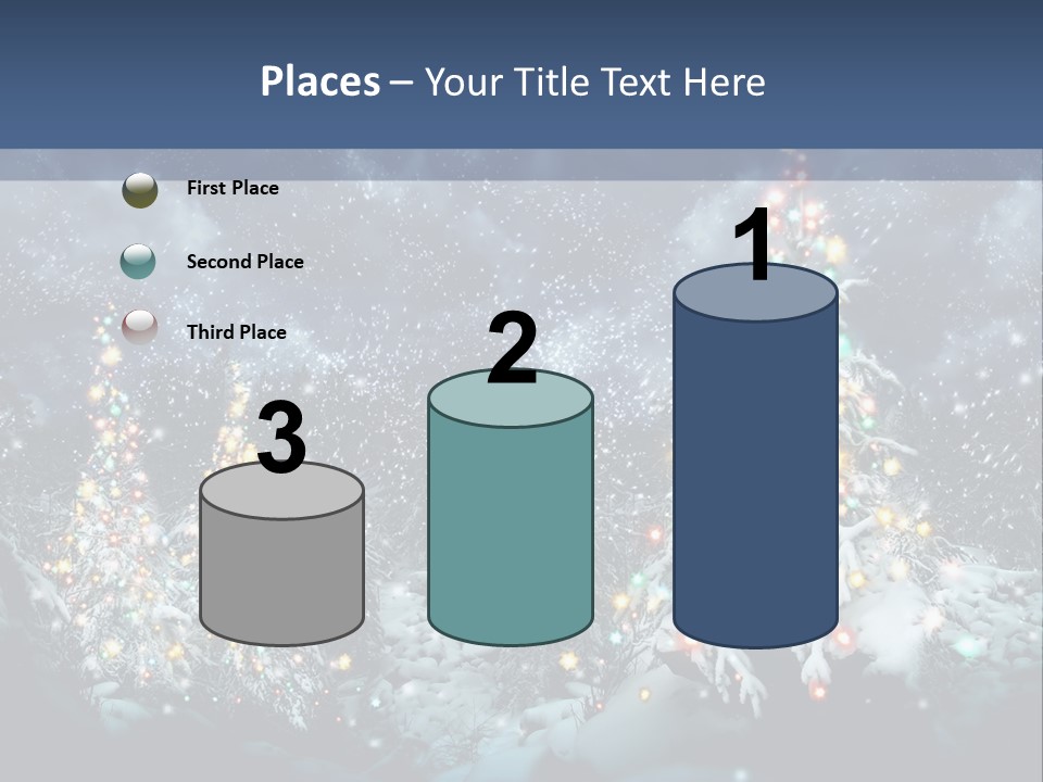 Winter Fairytale Tree PowerPoint Template
