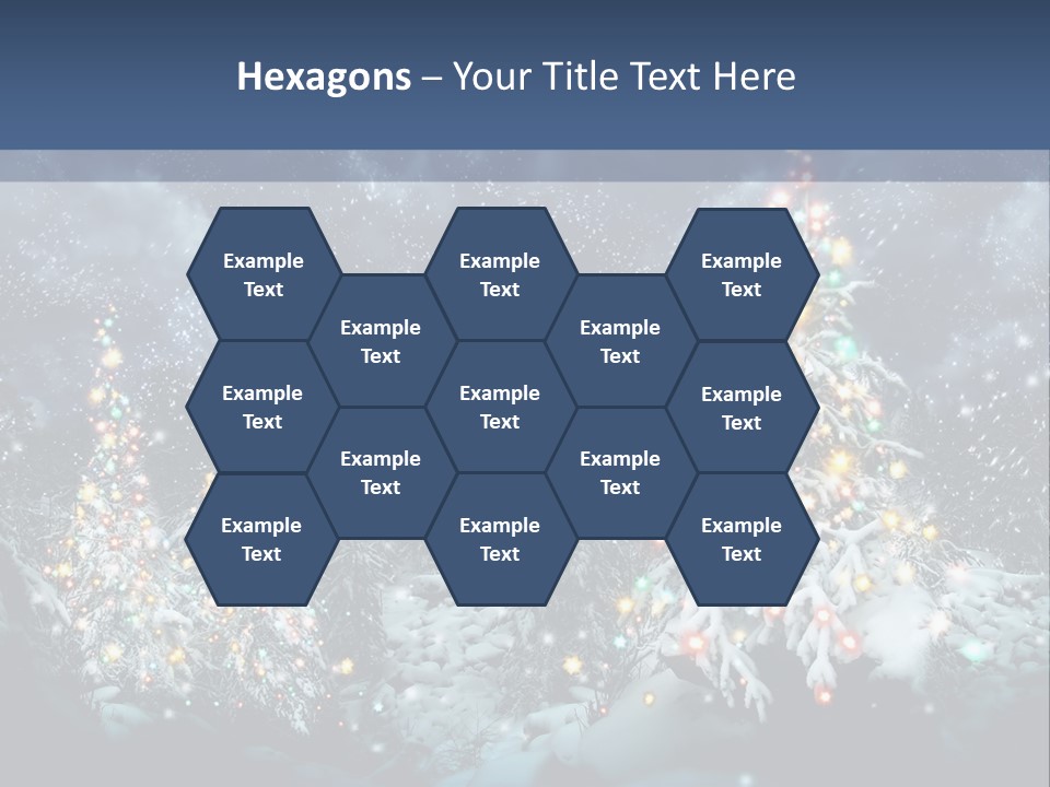 Winter Fairytale Tree PowerPoint Template