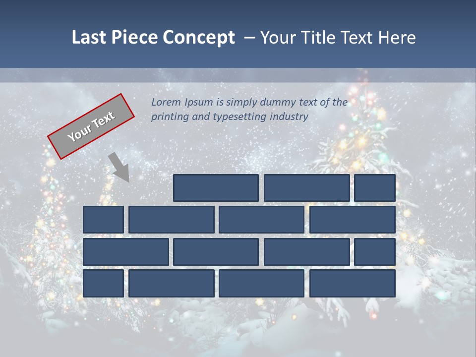 Winter Fairytale Tree PowerPoint Template