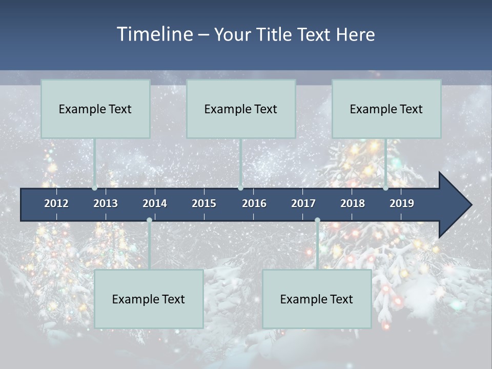 Winter Fairytale Tree PowerPoint Template