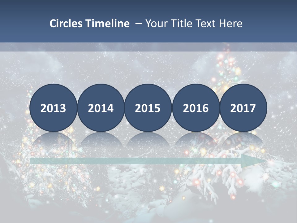 Winter Fairytale Tree PowerPoint Template