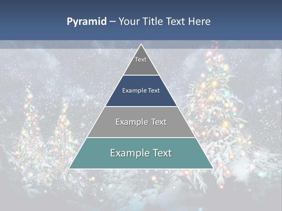 Winter Fairytale Tree PowerPoint Template