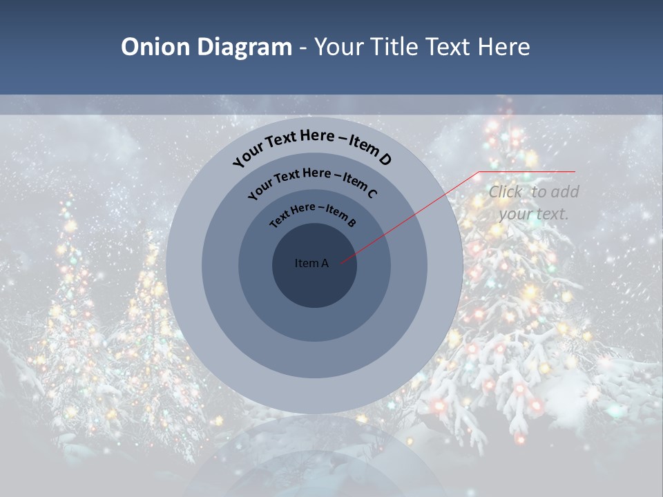Winter Fairytale Tree PowerPoint Template