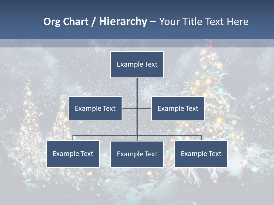 Winter Fairytale Tree PowerPoint Template