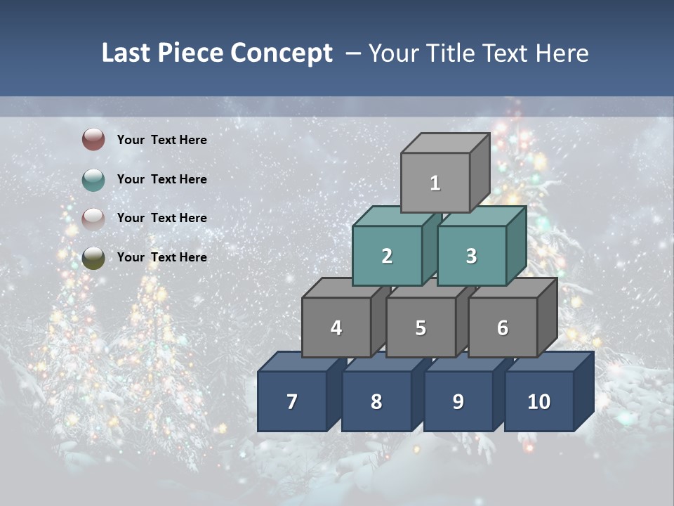 Winter Fairytale Tree PowerPoint Template