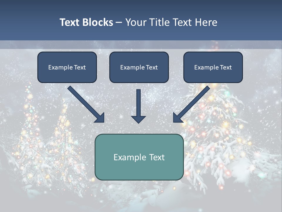 Winter Fairytale Tree PowerPoint Template