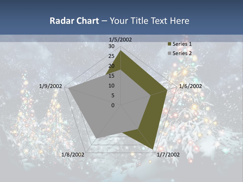 Winter Fairytale Tree PowerPoint Template