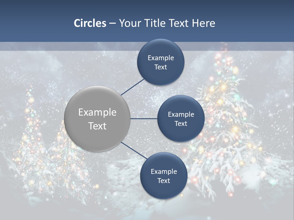 Winter Fairytale Tree PowerPoint Template