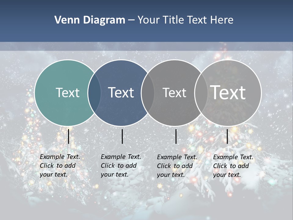 Winter Fairytale Tree PowerPoint Template