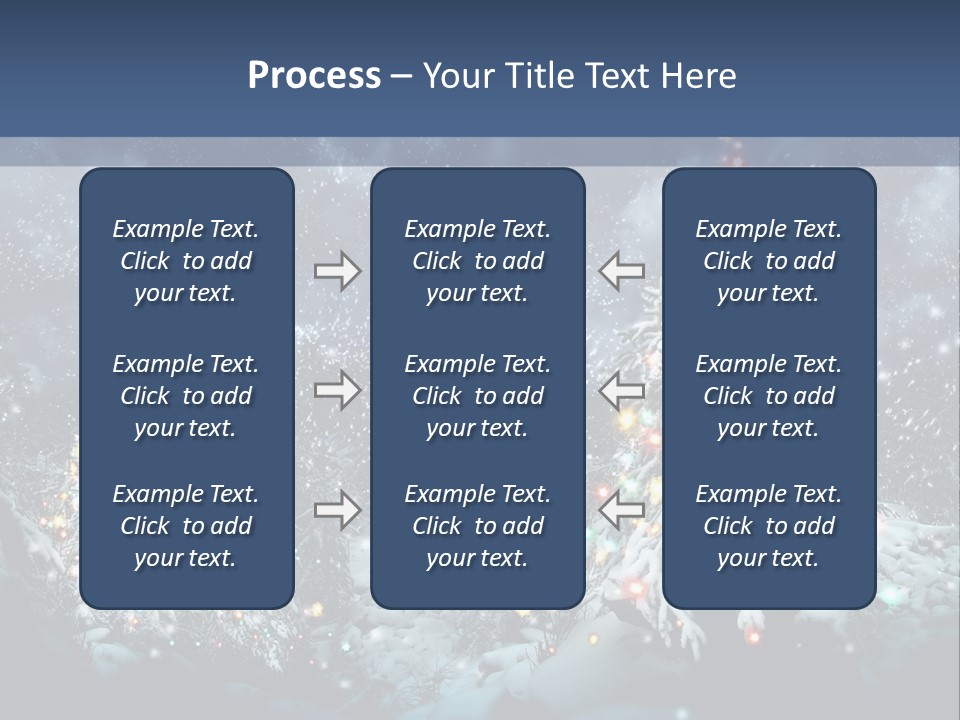 Winter Fairytale Tree PowerPoint Template