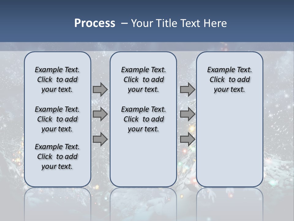 Winter Fairytale Tree PowerPoint Template