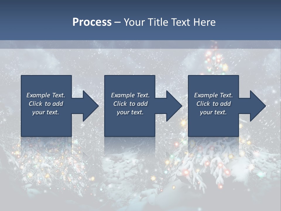 Winter Fairytale Tree PowerPoint Template
