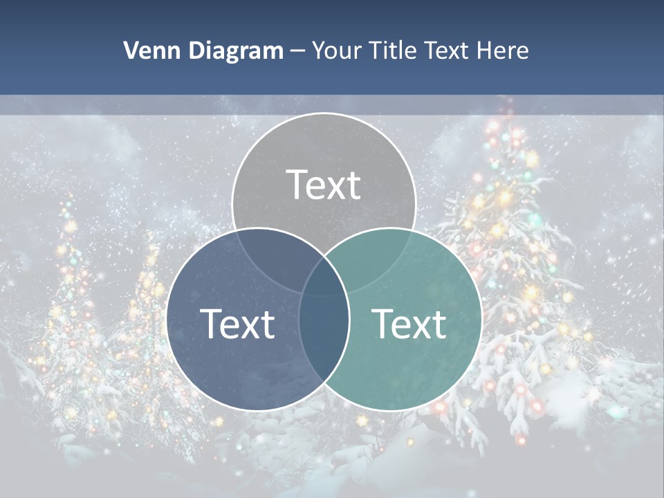 Winter Fairytale Tree PowerPoint Template