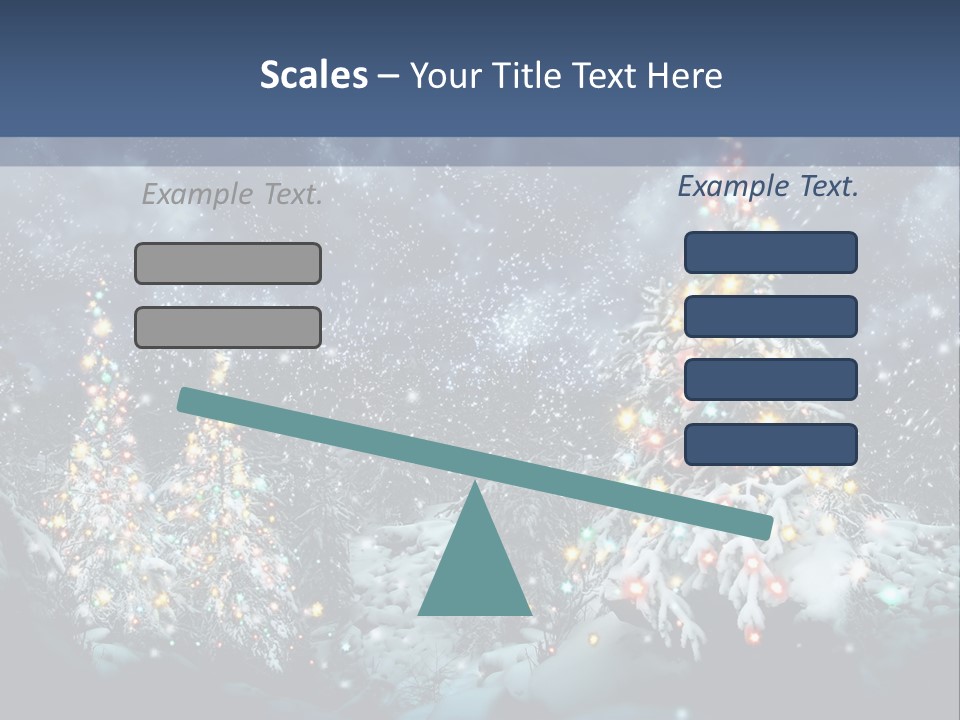Winter Fairytale Tree PowerPoint Template