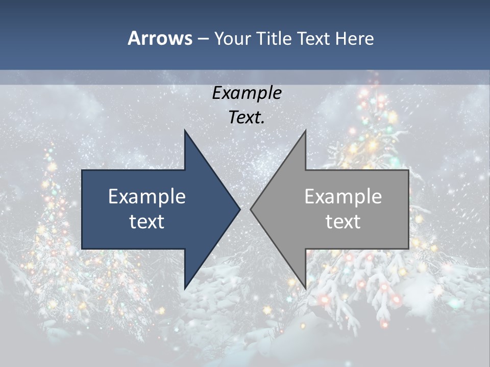Winter Fairytale Tree PowerPoint Template