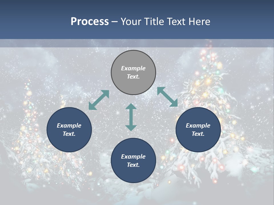 Winter Fairytale Tree PowerPoint Template