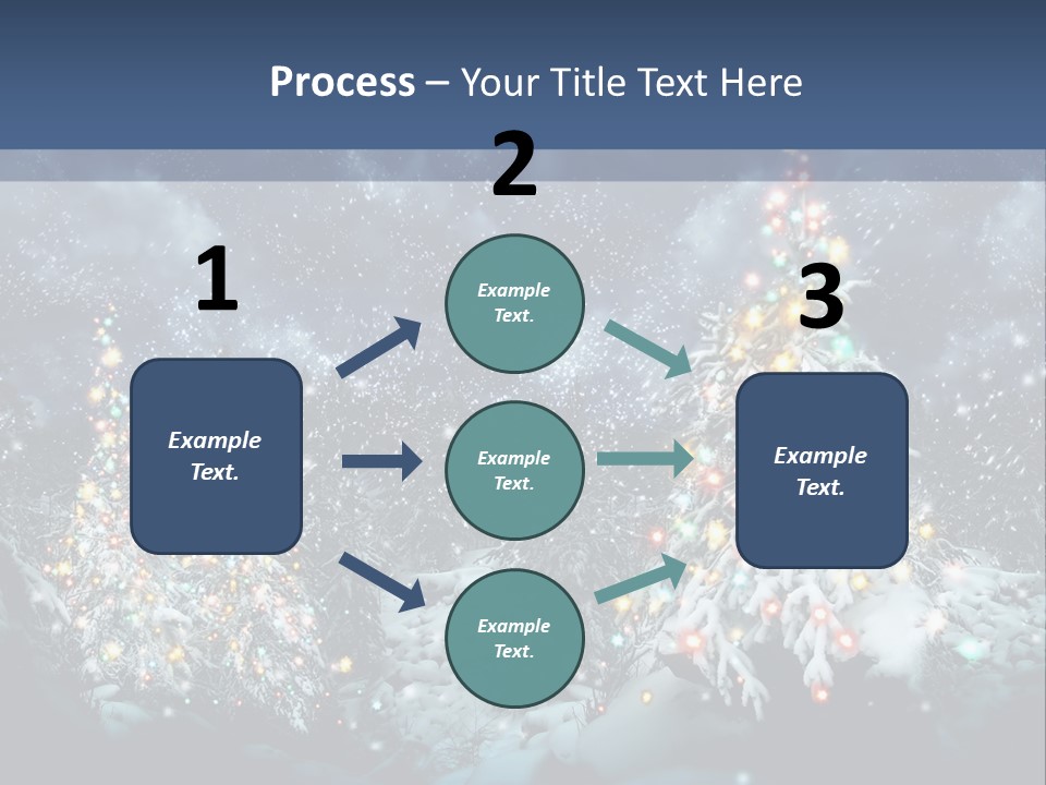 Winter Fairytale Tree PowerPoint Template