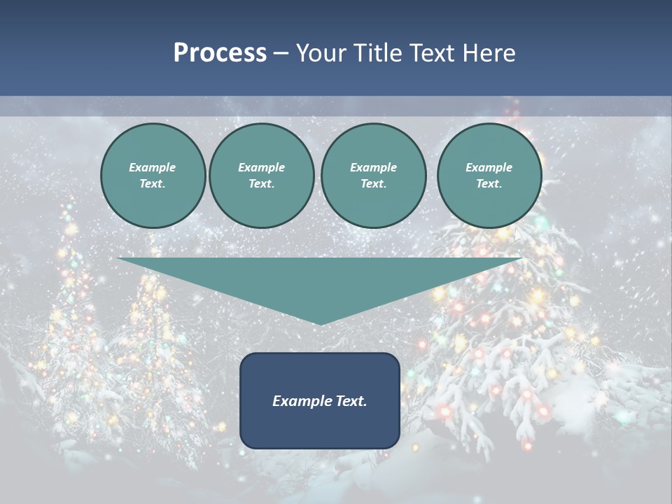 Winter Fairytale Tree PowerPoint Template