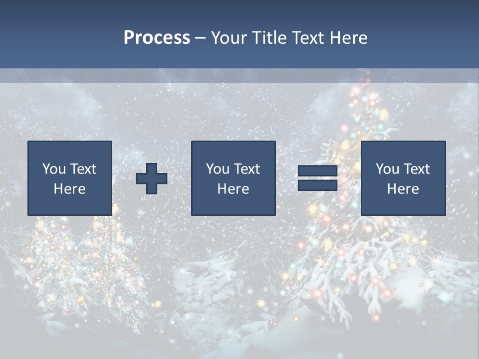 Winter Fairytale Tree PowerPoint Template