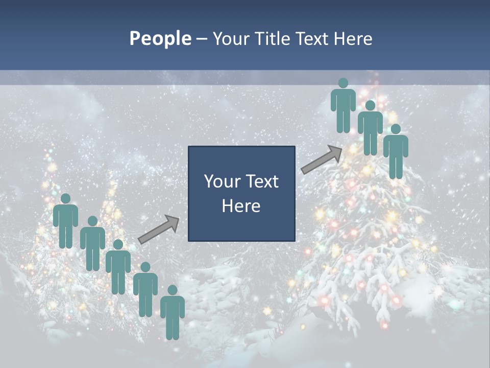 Winter Fairytale Tree PowerPoint Template