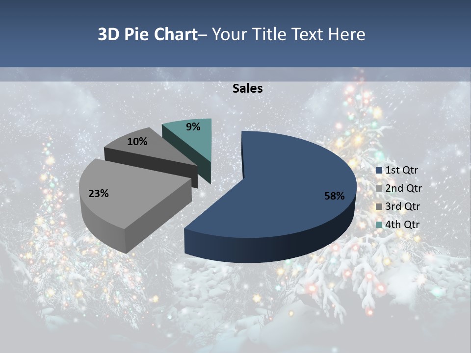 Winter Fairytale Tree PowerPoint Template