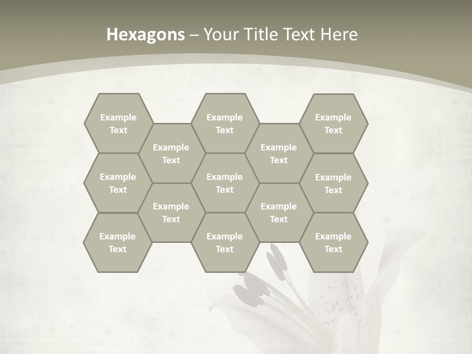 Pale Plant Brown PowerPoint Template