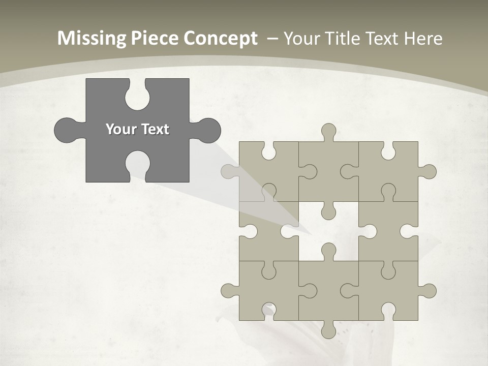 Pale Plant Brown PowerPoint Template