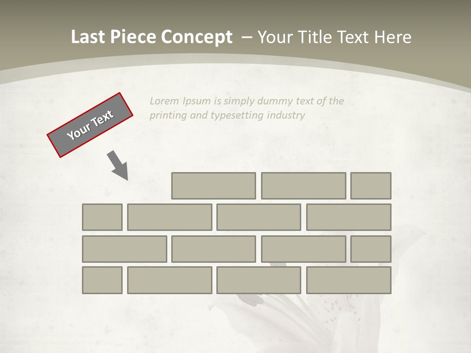 Pale Plant Brown PowerPoint Template