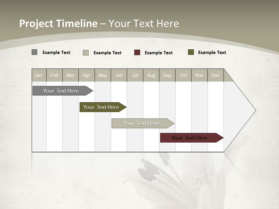 Pale Plant Brown PowerPoint Template