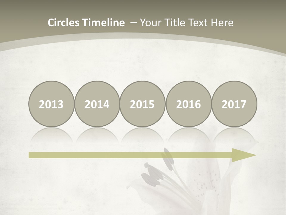 Pale Plant Brown PowerPoint Template