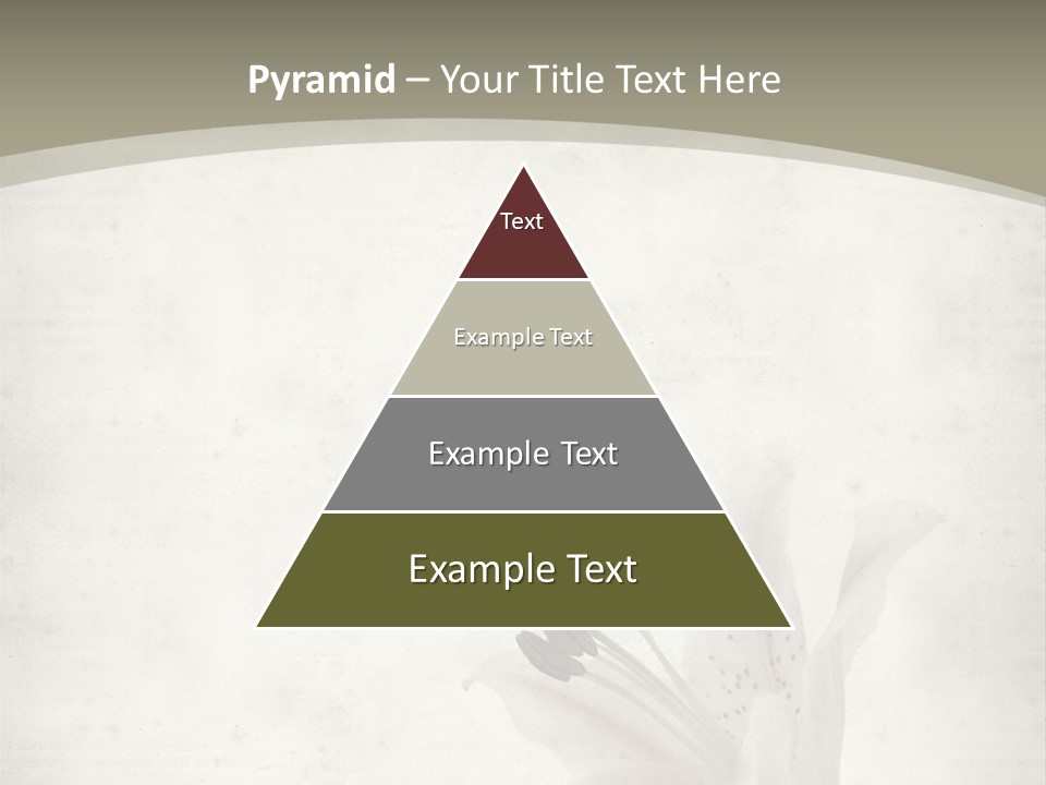 Pale Plant Brown PowerPoint Template