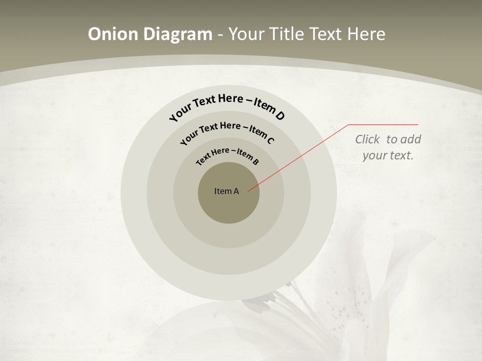 Pale Plant Brown PowerPoint Template