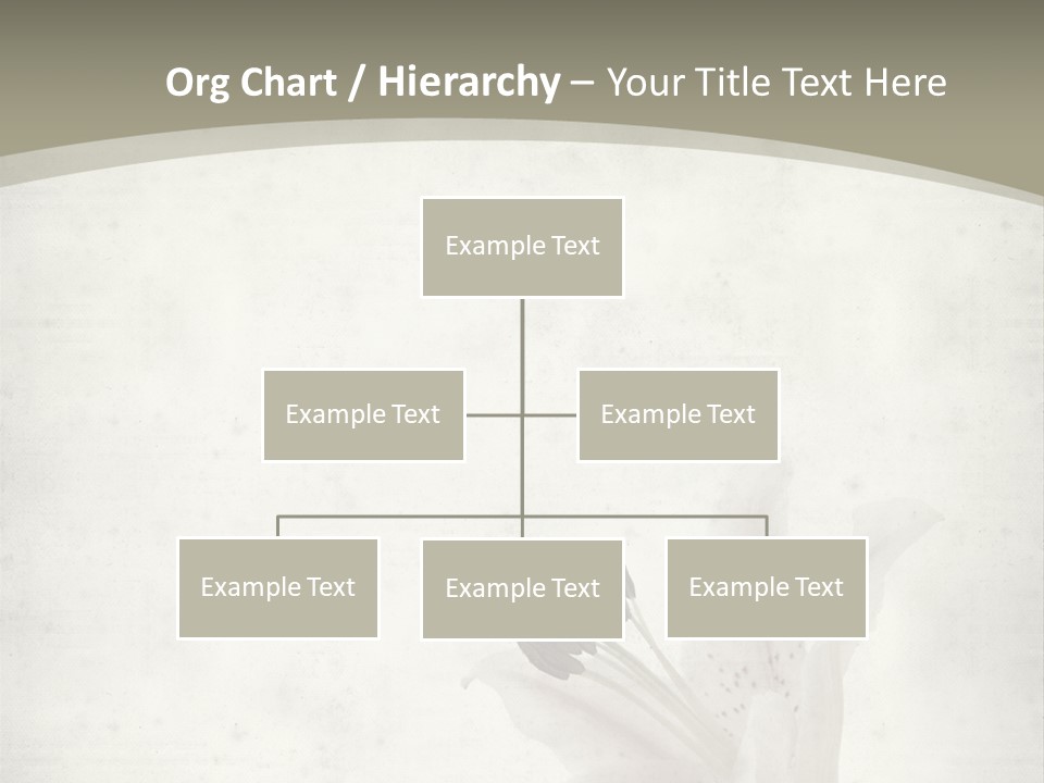 Pale Plant Brown PowerPoint Template