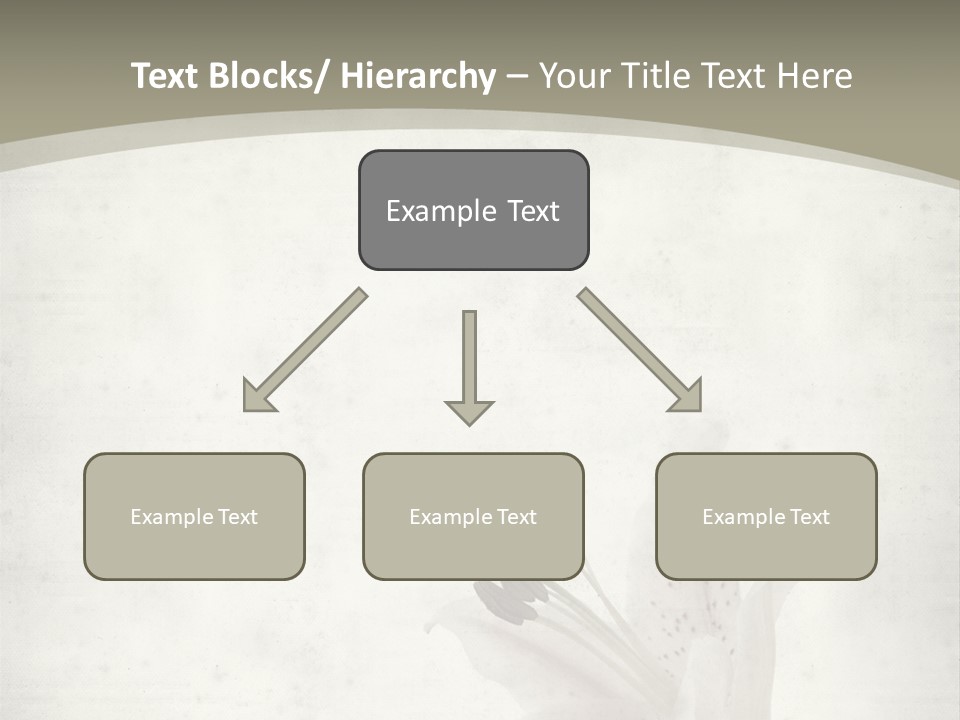 Pale Plant Brown PowerPoint Template