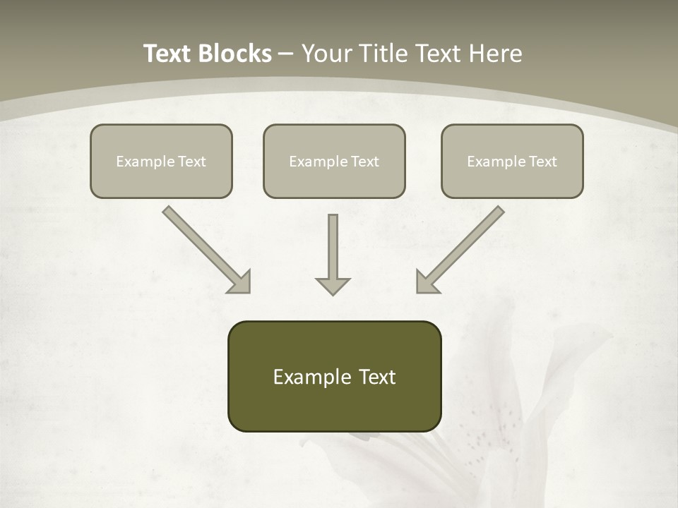 Pale Plant Brown PowerPoint Template