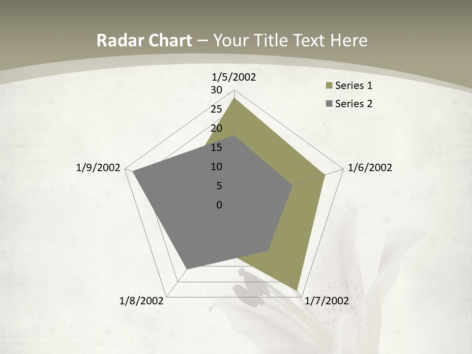 Pale Plant Brown PowerPoint Template