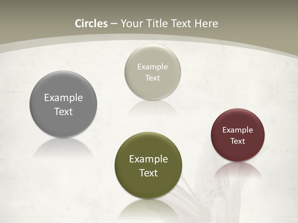 Pale Plant Brown PowerPoint Template