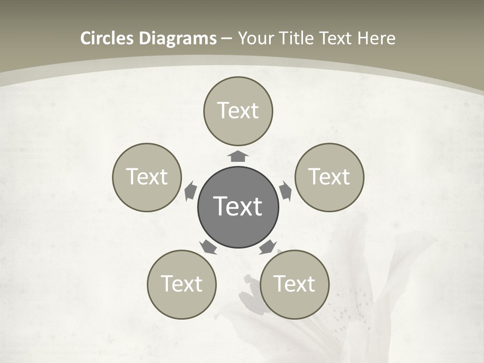 Pale Plant Brown PowerPoint Template