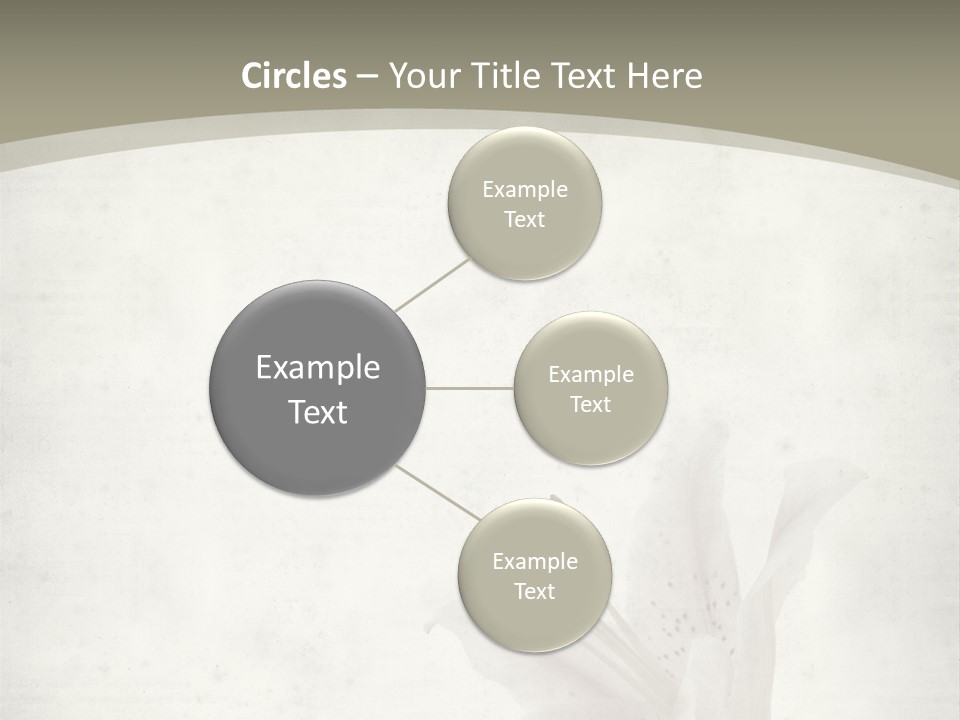 Pale Plant Brown PowerPoint Template