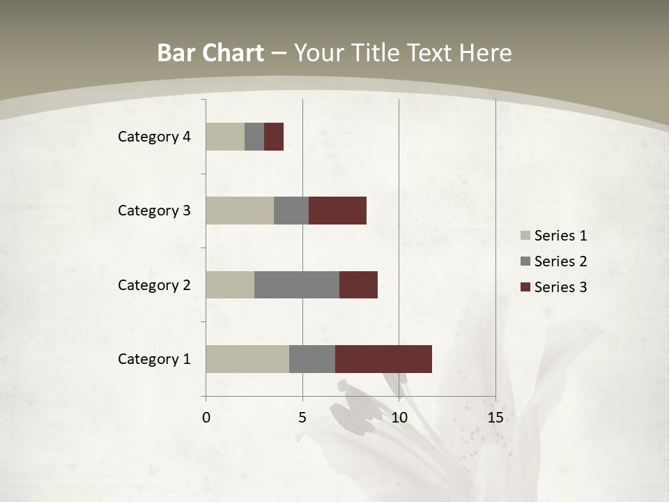 Pale Plant Brown PowerPoint Template