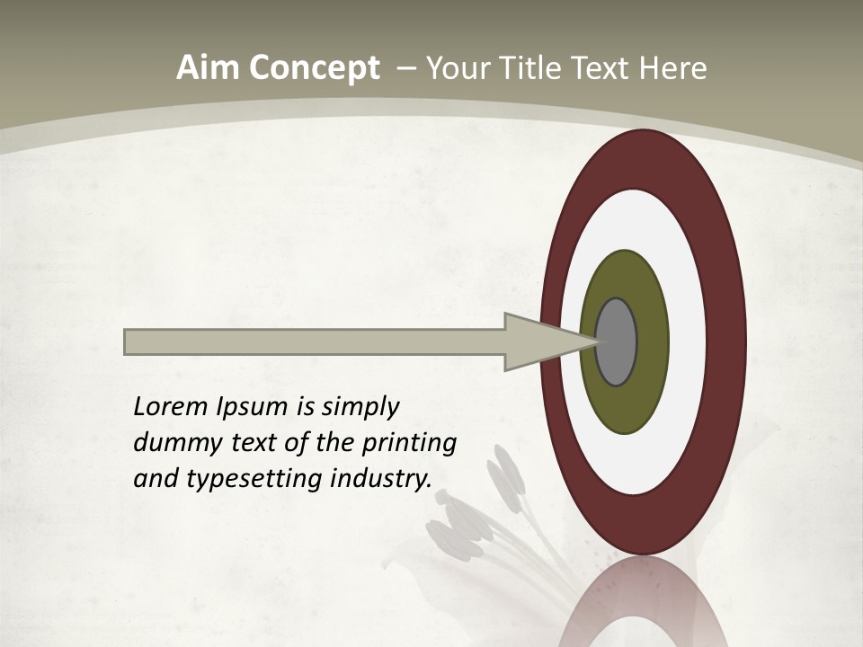 Pale Plant Brown PowerPoint Template