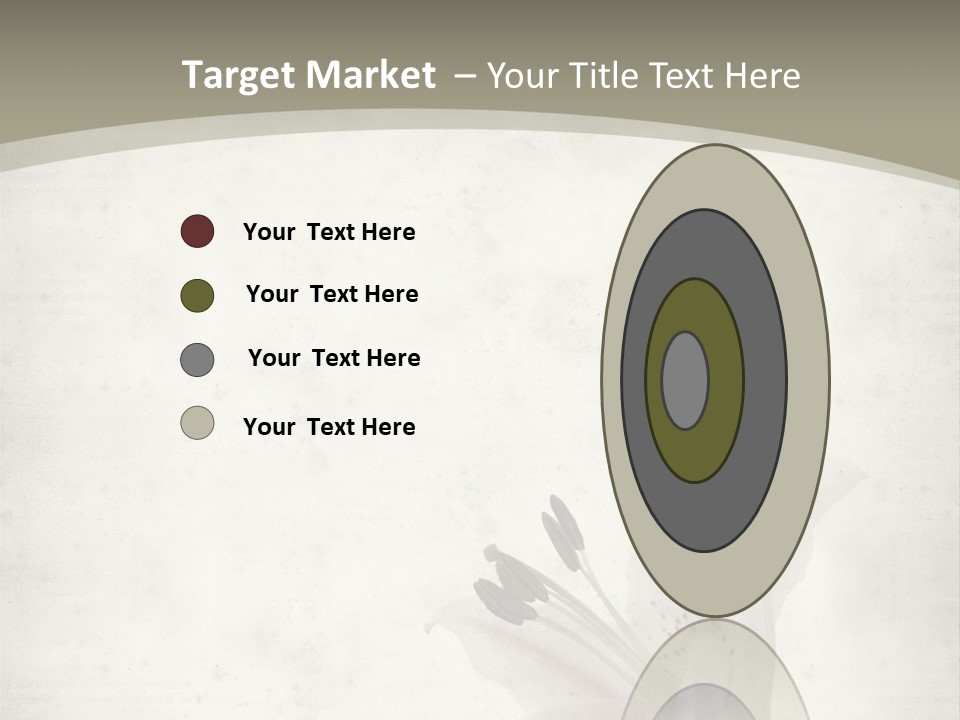 Pale Plant Brown PowerPoint Template