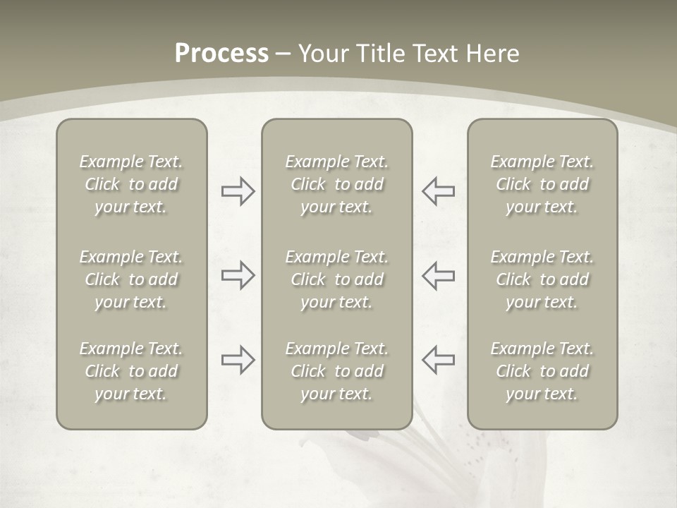 Pale Plant Brown PowerPoint Template