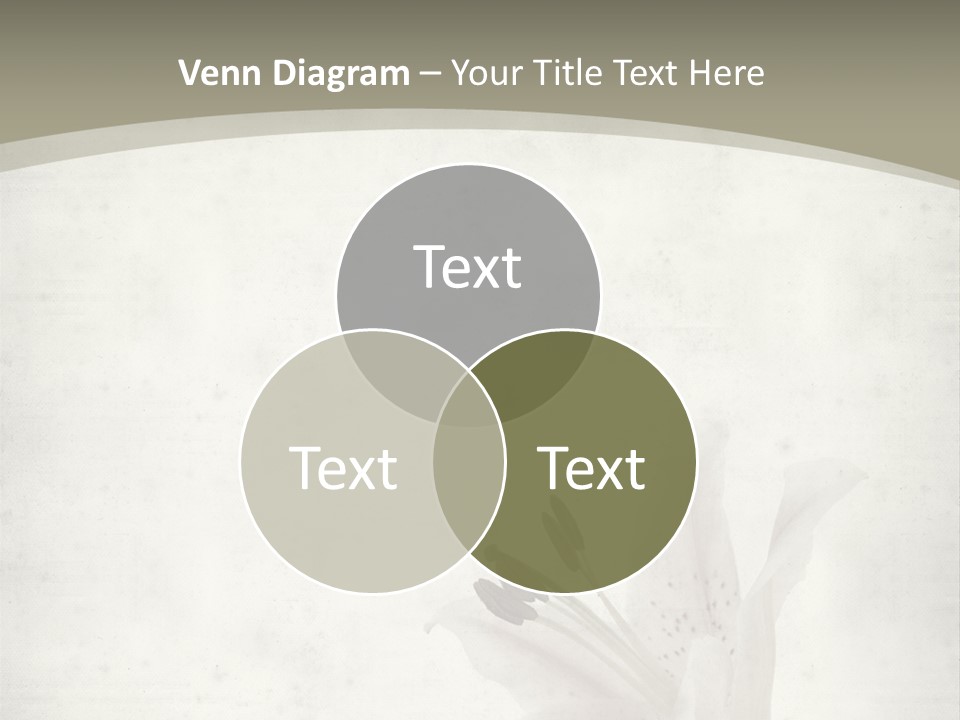 Pale Plant Brown PowerPoint Template