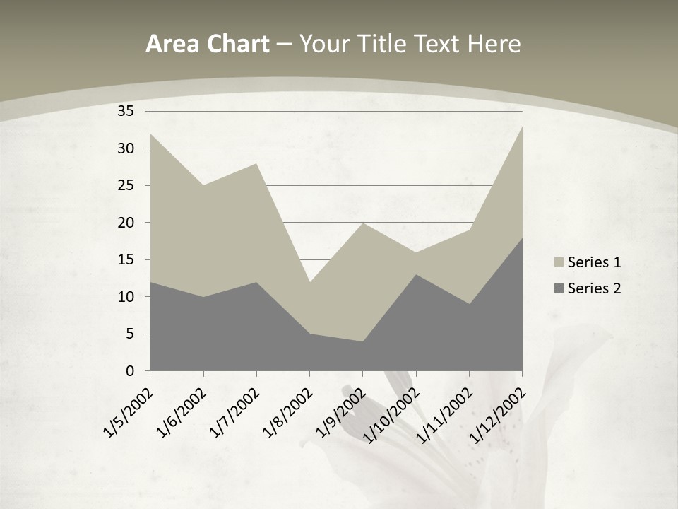 Pale Plant Brown PowerPoint Template