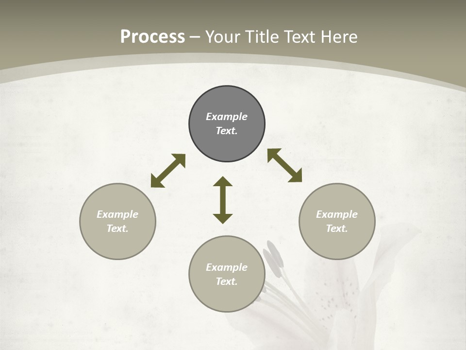 Pale Plant Brown PowerPoint Template